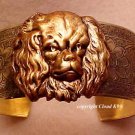 Cavalier King Charles Spaniel CUFF BRACELET *SIGNED* Blenheim Spaniel