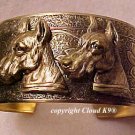 Great Dane CUFF BRACELET *SIGNED* Jewelry