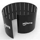 360SPB SPE5 Spiral LED 360 Photo Booth Enclosures Photo Booth Backdrop