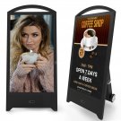 360SPB 43inch Portable LCD Outdoor Digital Signage for Shopping Mall ,1800 Nits & IP65