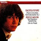 rachmaninoff piano concertos 1 & 2 - zoltan kocsis + SFS CD 1985 philips w germany like new