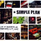 simple plan - live in anaheim, CA february 21st, 2004 CD 2004 lava 8 tracks used like new