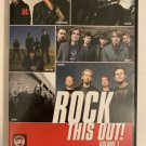 rock this out! volume 1 - various aritsts DVD 13 tracks 2006 universal used like new rock this out! volume 1 - various aritsts DVD 13 tracks 2006 universal used like new