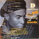 d-knowledge - all that and a bag of words CD 1995 qwest promo copy 16 tracks used like new 9 45819-2 d-knowledge - all that and a bag of words CD 1995 qwest promo copy 16 tracks used like new 9 45819-2
