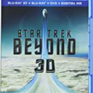 star trek beyond: 3D BluRay + BluRay + DVD 3-discs 2016 paramount used like new