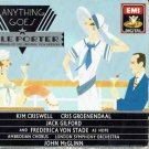 anything goes: music and lyrics by cole porter CD boxset 1989 EMI angel used like new 7498482