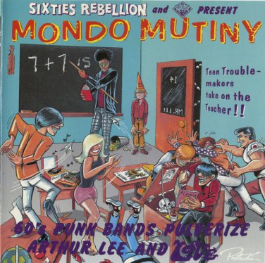 sixties rebellion 8: mondo mutiny #1 the love CD 1993 way back music maniac like new MMCD 65001