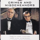 crimes and misdemeanors - woody allen DVD 2001 MGM 104 minutes widescreen like new crimes and misdemeanors - woody allen DVD 2001 MGM 104 minutes widescreen like new