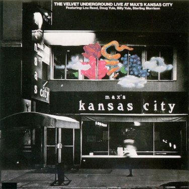 velvet underground - live at max's kansas city CD 1989 atlantic used like new 9500-2