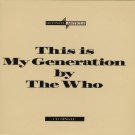 the who - this is my generation CD single 1988 polydor 4 tracks used POCD 907 the who - this is my generation CD single 1988 polydor 4 tracks used POCD 907