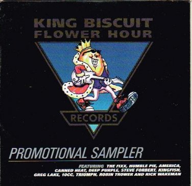 king biscuit flower hour promotional sampler - various CD 1996 13 tracks used KBJC-01