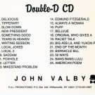 john valby - double-D CD 1993 P.A.L. productions 25 tracks like new GB-DD john valby - double-D CD 1993 P.A.L. productions 25 tracks like new GB-DD