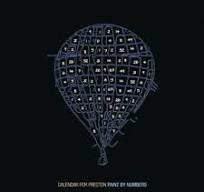 calendar for preston - paint by numbers CD digipak 2009 tinderbox music 10 tracks like new