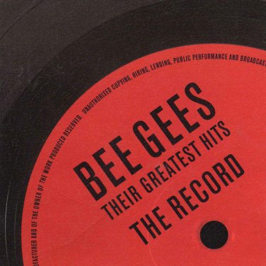 bee gees - their greatest hits: the record HDCD 2-discs 2001 polydor used rear liner missing
