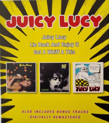 juicy lucy - Juicy Lucy / Lie Back And Enjoy It / Get A Whiff A This CD 2-discs 2021 BGO new