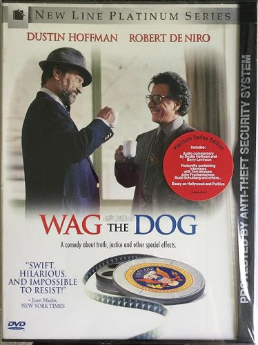 wag the dog - dustin hoffman, robert de niro DVD 1998 new line NTSC region 1 fullscreen/widescreen