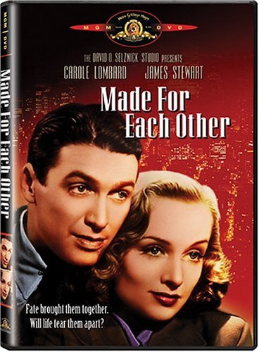 made for each other - carole lombard + james stewart DVD MGM full screen B&W 82 minutes like new