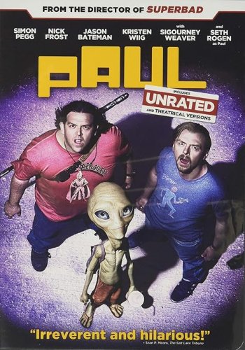 paul - simon pegg DVD 2011 universal widescreen NTSC like new