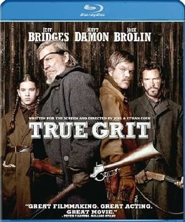 true grit BluRay DVD 2-discs 2011 paramount 110 minutes like new