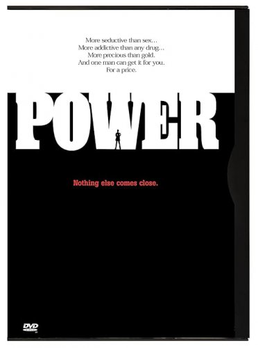 power - richard gere + gene hackman DVD NTSC full screen 1986 warner like new