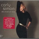 carly simon - this kind of love CD digipak 2008 hear music 13 tracks new HMCD 30662