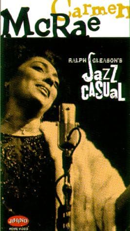 carmen mcrae - jazz casual VHS 1999 rhino NTSC 30 minutes B&W new
