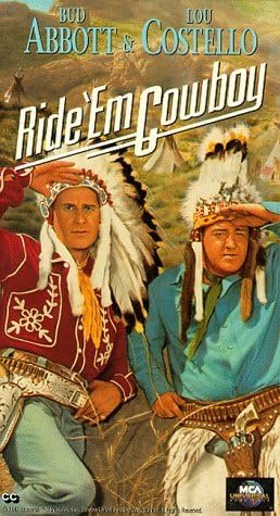 abbott & costello: ride 'em cowboy VHS 1992 universal NTSC 86 minutes B&W like new