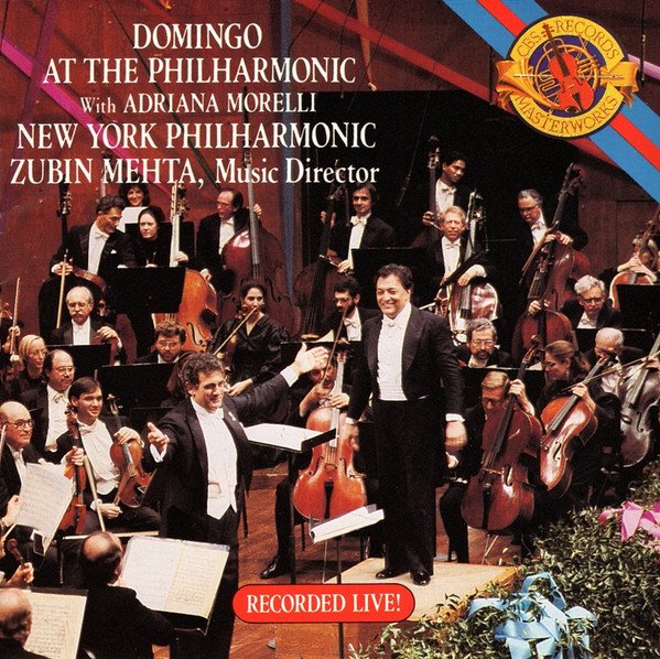 domingo at the philharmonic with adriana morelli - NYP / mehta CD 1989 cbs like new MK 44942