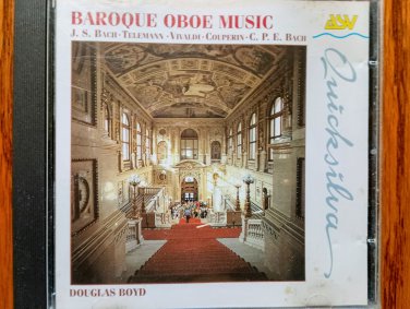 baroque oboe music - douglas boyd CD 1996 ASV 19 tracks like new CD QS 6189