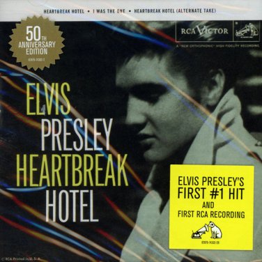 elvis presley - heartbreak hotel CD single reissue 2005 RCA sony bmg 3 tracks like new 82876743022