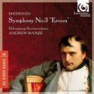 beethoven: symphony no.3 eroica - helsingborg SO / manze CD 2008 harmonia mundi like new HMU 807470