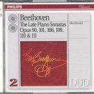 beethoven: late piano sonatas opus 90, 101, 106, 109, 110 & 111 - brendel 2CDs 1993 philips beethoven: late piano sonatas opus 90, 101, 106, 109, 110 & 111 - brendel 2CDs 1993 philips