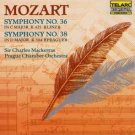 mozart: symphonies nos. 36 & 38 - mackerras / prague chamber orchestra CD 1987 telarc like new
