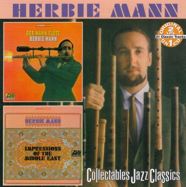 herbie mann - our mann flute + impressions of the middle east CD collectables like new COL-CD-6830