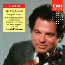 vivaldi: four seasons / 3 violin concertos - itzhak perlman CD 1992 emi BMG Direct like new
