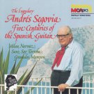 legendary andres segovia - five centuries of spanish guitar CD 1989 MCA BMG Dir like new MCAD-42071