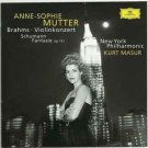 anne-sophie mutter - brahms: violinkonzert / schumann: fantasie op.131 CD 1997 DG like new