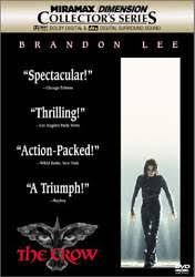 the crow - brandon lee DVD NTSC 2001 miramax/dimension collector's series widescreen 102 mins used