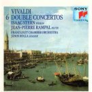 vivaldi: 6 double concertos for flute, strings, and harpsichord - rampal CD 1990 sony BMG Direct