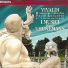 vivaldi: 6 bassoon concertos - i musici, thunemann CD 1991 philips bmg direct like new D 125552 vivaldi: 6 bassoon concertos - i musici, thunemann CD 1991 philips bmg direct like new D 125552
