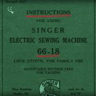 Singer  66-18 _Instruction Manual _Digital Download _PDF format
