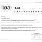 Pfaff 360 _Instruction Book _Digital Download _PDF format