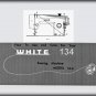 White 134 _Instruction Manual _Digital Download _PDF format
