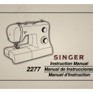 Singer  2277 _Instruction Manual _PDF format _Digital Download
