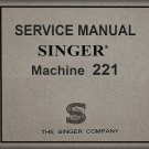 Singer 221 Featherweight _Service Manual _Digital Download _PDF format
