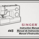 Singer 44S Instruction Manual _Digital Download _PDF format
