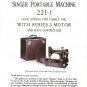 Singer 221-1  Featherweight _Adjusters Manual _Digital Download _PDF format