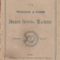 Willcox & Gibbs Silent Sewing Machine _Instruction Manual _Digital Download _PDF format