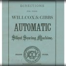 Willcox & Gibbs Automatic Sewing Machine _Instruction Manual _Digital Download _PDF format