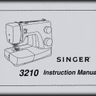 Singer 3210  Instruction Manual _Digital Download _PDF format